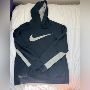 Nike Black and Grey Sweatshirt, Size Medium
